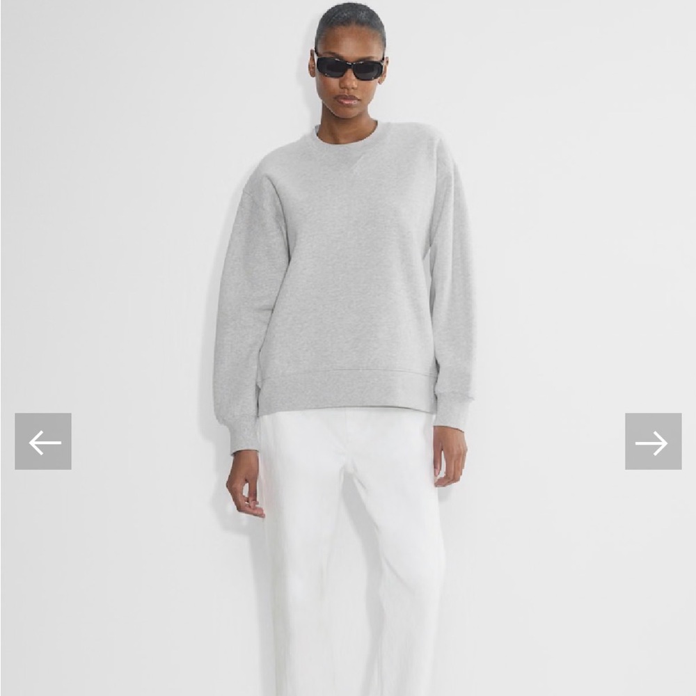 ARITZIA Tennis Club Sweatfleece Boyfriend Crew Sweatshirt - Picture 12 of 12